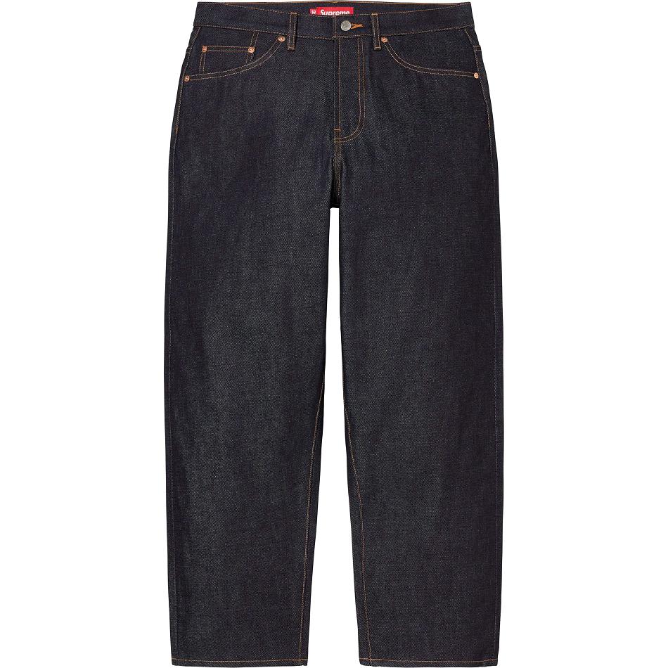 Pantalones Supreme Rigid Baggy Jean Negras | Supreme 202IS